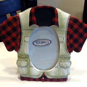 Young's Fishing Picture Frame 4x6 Lake House Memories Cabin